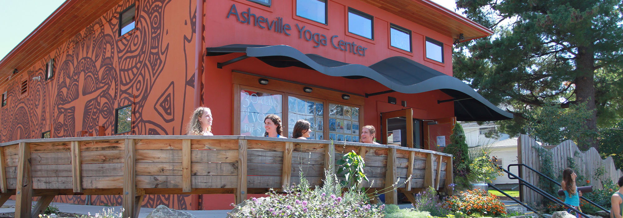 Asheville Yoga Center exterior building in Asheville, NC